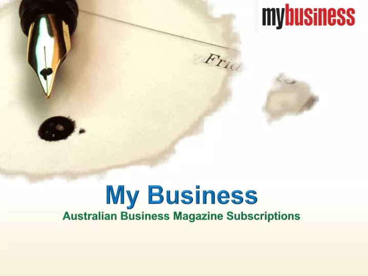 my business australian business magazine n.