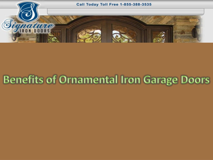 benefits of ornamental iron garage doors n.