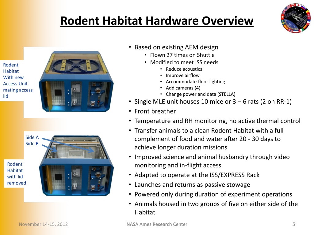 PPT - Rodent Habitat (RH) & Rodent Research (RR) Concept of Operations ...