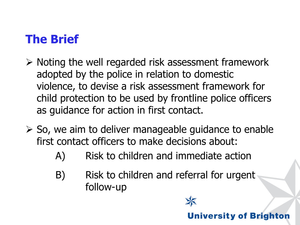 PPT Child Protection Risk Assessment Frameworks Dr Julia Stroud Dr