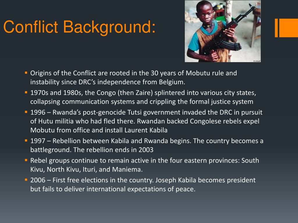 PPT - Conflict Minerals in the Democratic Republic of Congo: PowerPoint ...