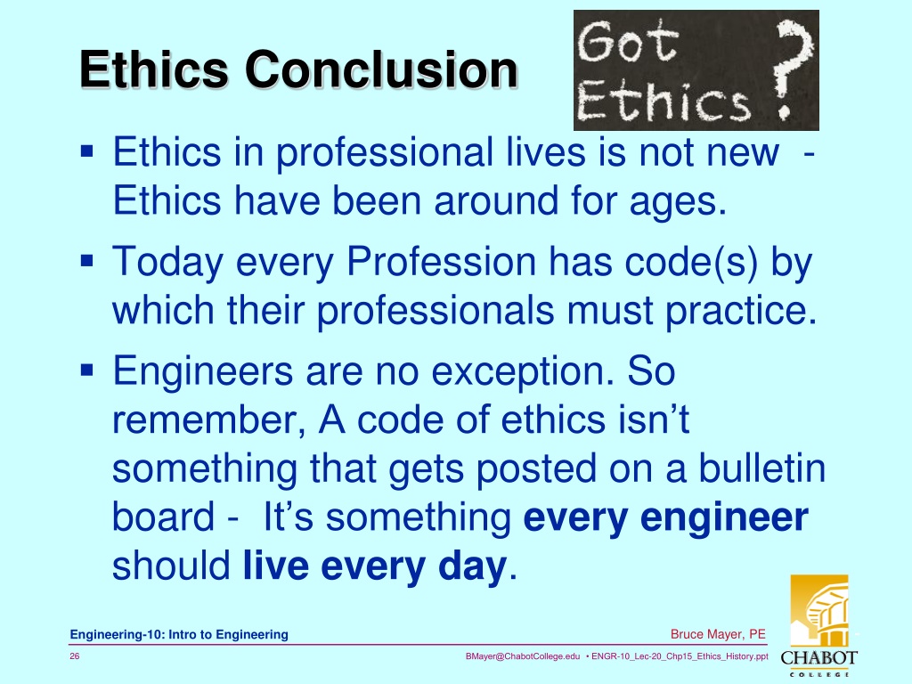 conclusion of importance of business ethics
