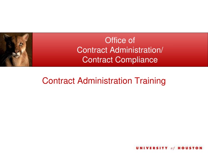 office of contract administration contract compliance n.
