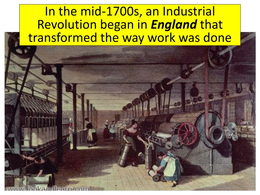 Technological Developments During The Industrial Revolution