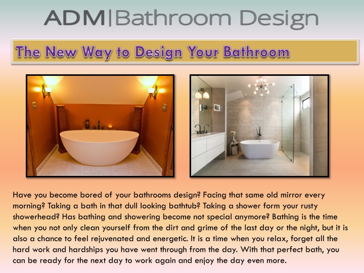 the new way to design your bathroom n.