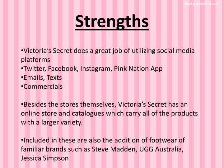 ppt mass marketing vs niche marketing victorias secret vs victoria s secret target market
