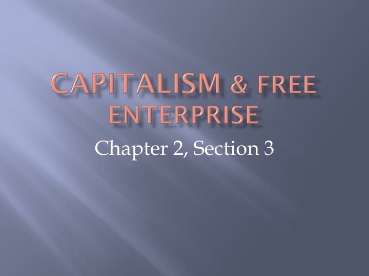 PPT Capitalism Free Enterprise PowerPoint Presentation Free 