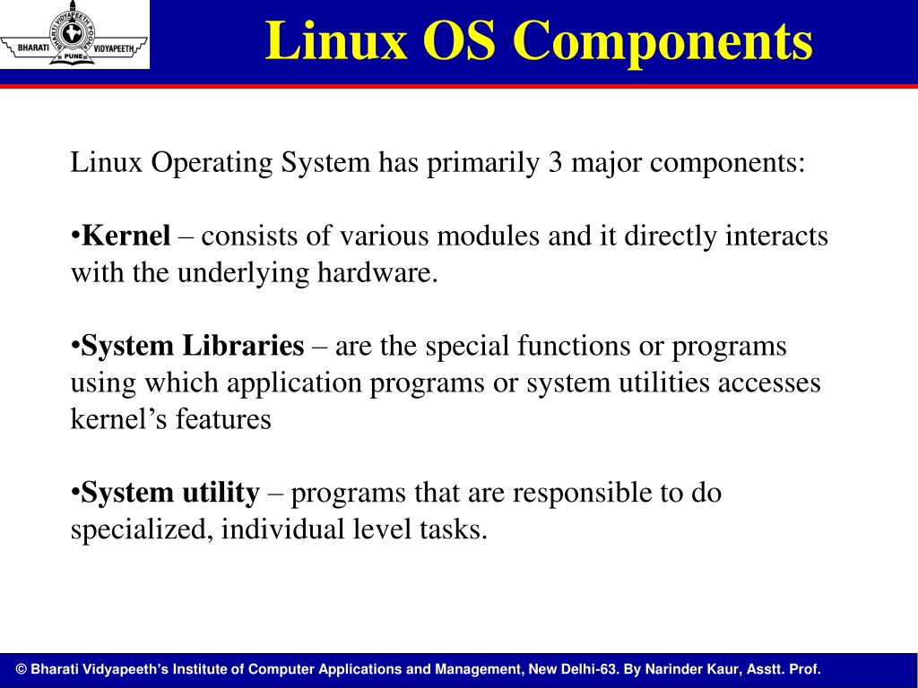 PPT - UNIT I LINUX : The Operating System PowerPoint Presentation, free ...