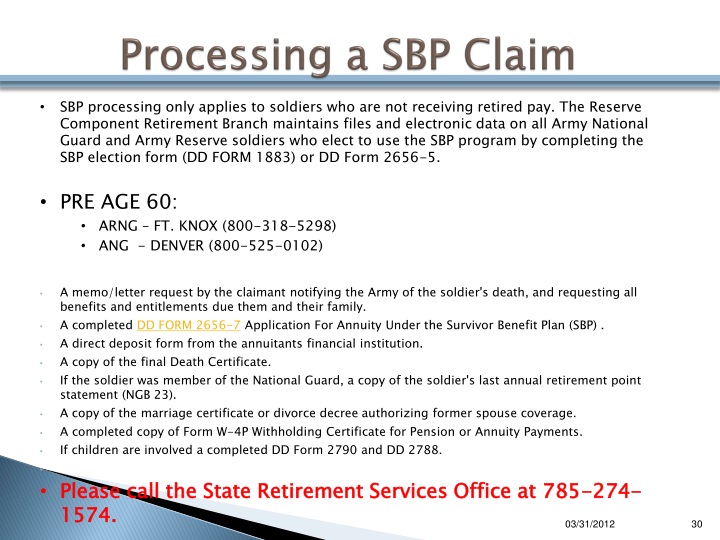 ppt getting ready for retirement powerpoint presentation id 1504922 dd form 2656 5