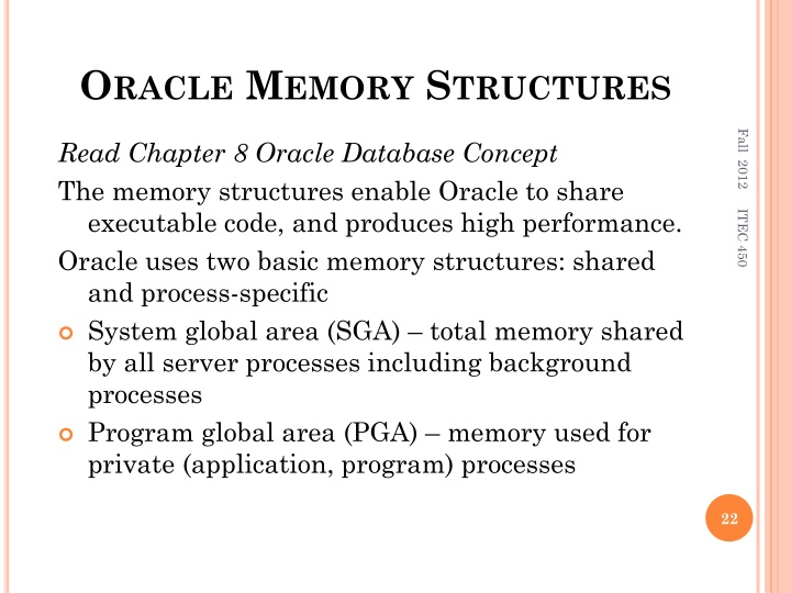 PPT - Module 1 DBMS Strategy and ORACLE Architecture PowerPoint ...