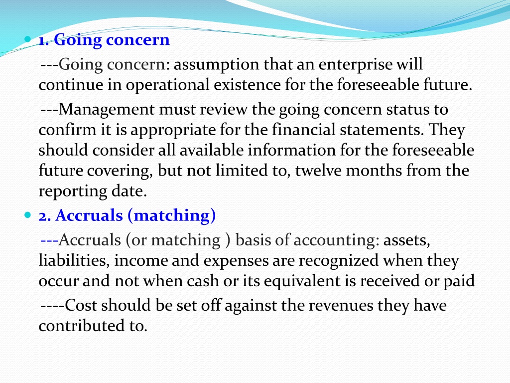 PPT - CHAPTER-2 GENERALLY ACCEPTED ACCOUNTING PRINCIPLES & ACCOUNTING ...