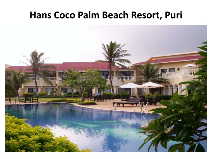 hans coco palm beach resort puri n.