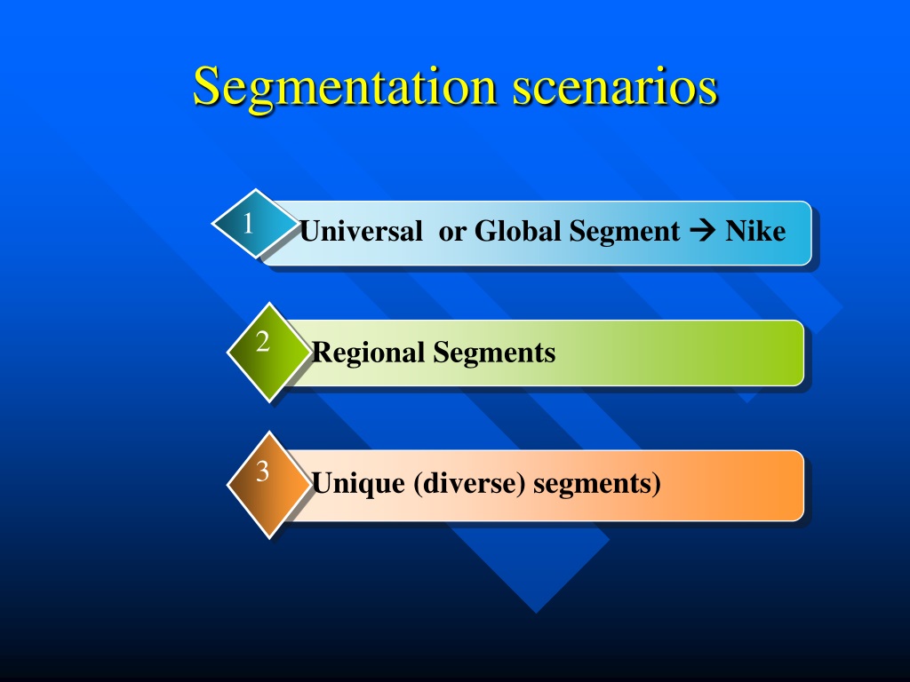 PPT - Global Segmentation , Targeting and Positioning pada Nike Inc  PowerPoint Presentation - ID:1508610