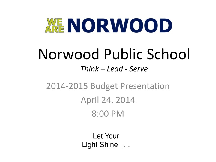 norwood public school think lead serve n.