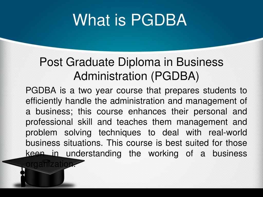 Pfdba PPT - Aplomb India _ PGDBA Admission in India PowerPoint Presentation ...