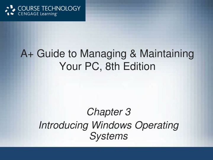 a guide to managing maintaining your pc 8th edition n.