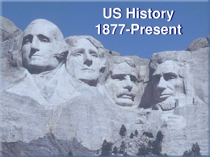 PPT US History 1877Present PowerPoint Presentation, free download