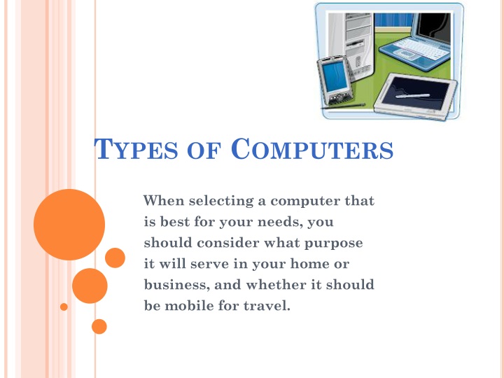 presentation on computer and its types