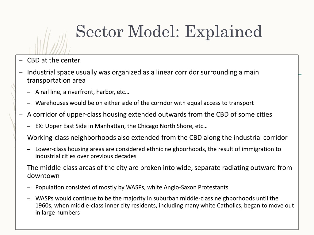 urban realms model differences sector model urban realms model differences sector model