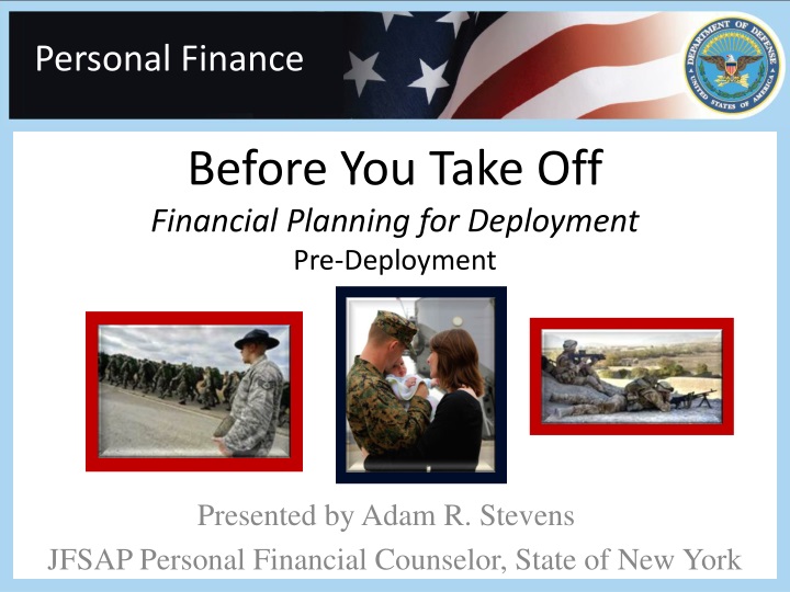 presented by adam r stevens jfsap personal financial counselor state of new york n.