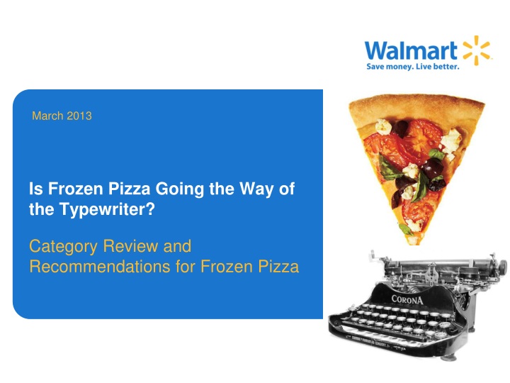 is frozen pizza going the way of the typewriter n.