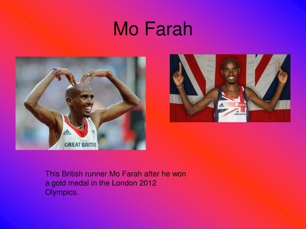 PPT Famous British Sportsmen And Sportswomen PowerPoint Presentation