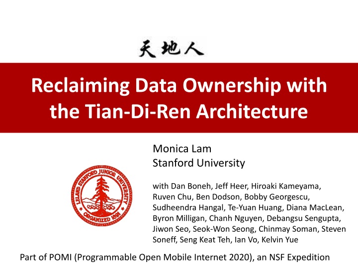 reclaiming data ownership with the tian n.