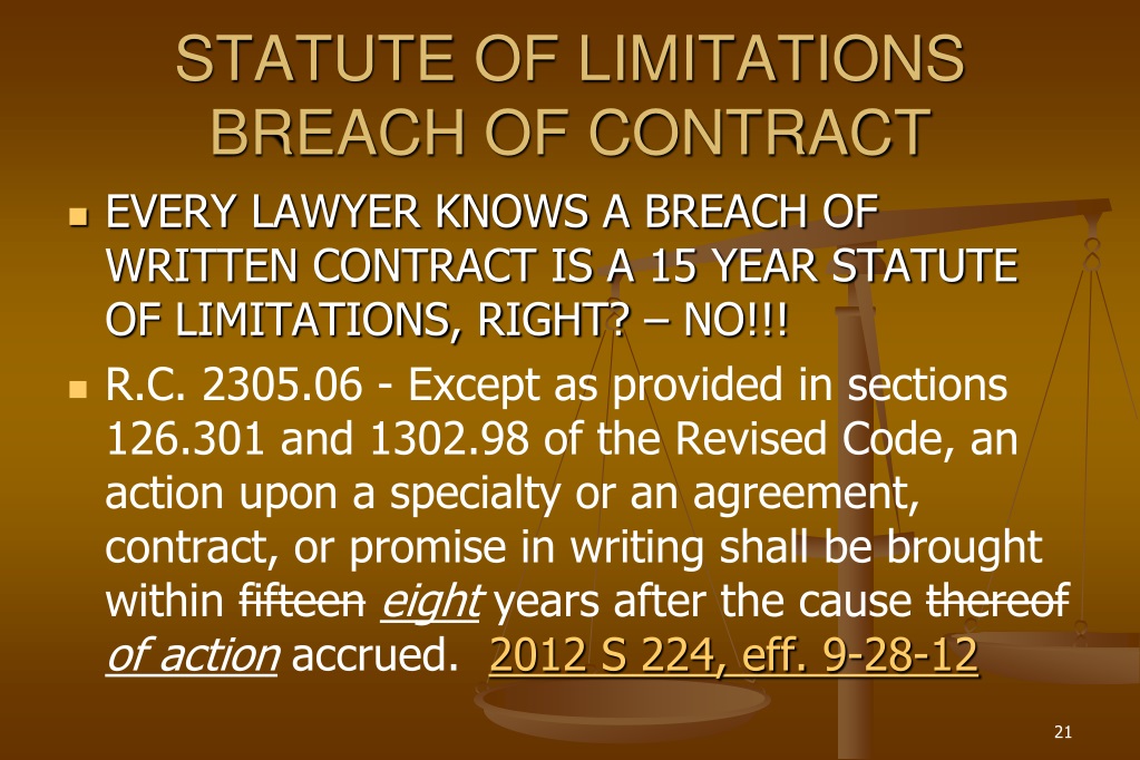 Statute Of Limitations Washington State Breach Of Contract at Autumn