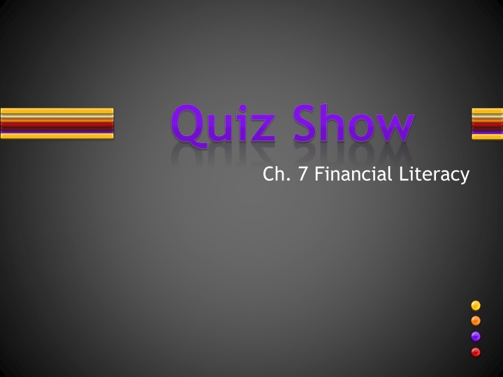 quiz show n.