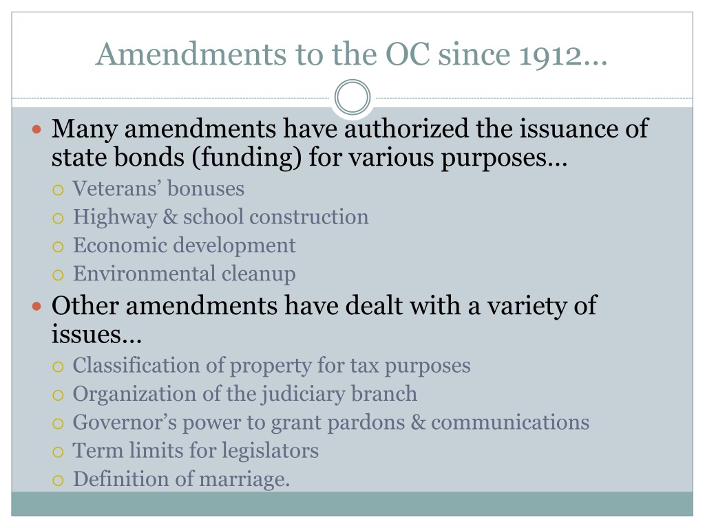 PPT Ohio Constitution PowerPoint Presentation, free download ID1524163