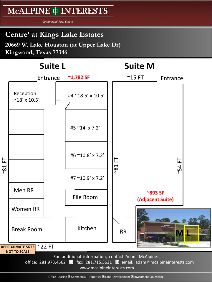 PPT Centre’ at Kings Lake Estates 20669 W. Lake Houston (at Upper Lake Dr) Kingwood, Texas