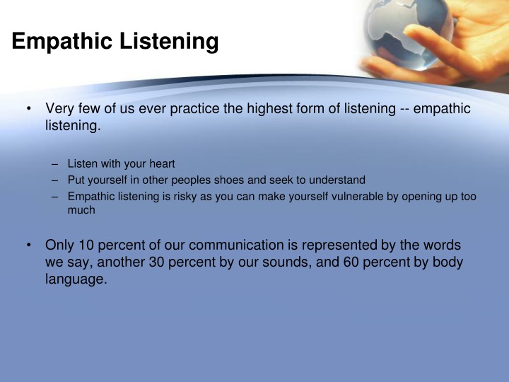 empathic listening