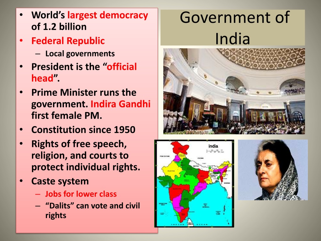 government of india presentation