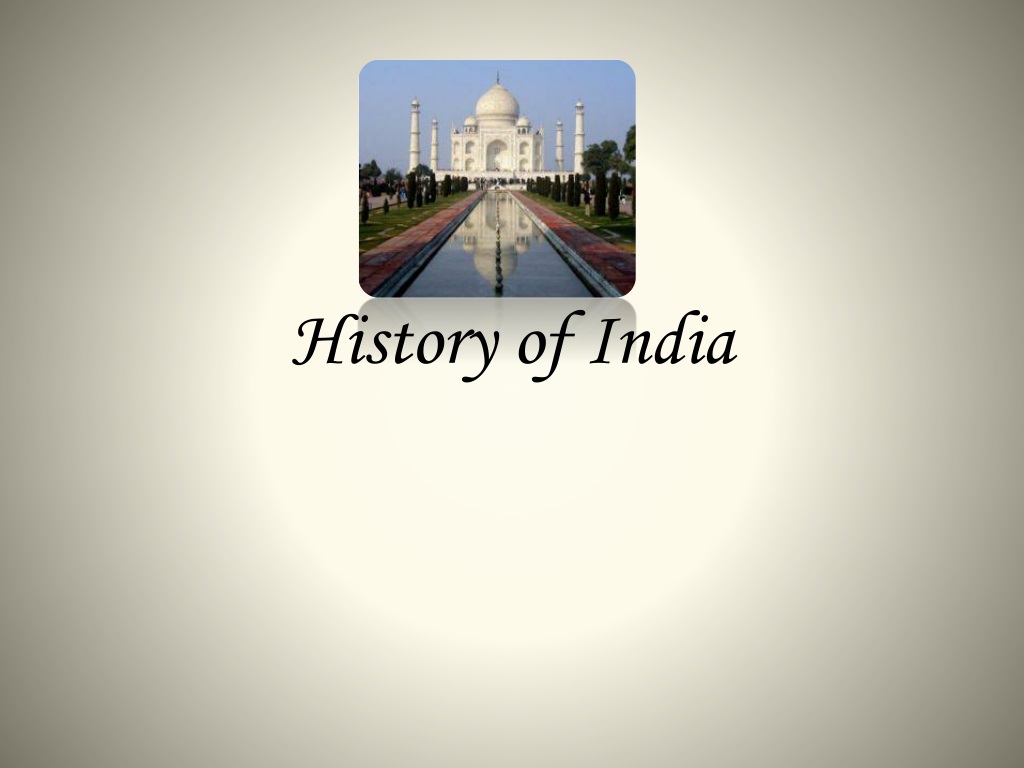 powerpoint presentation on history of india