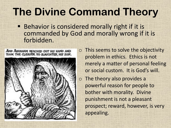 Divine command theory term papers