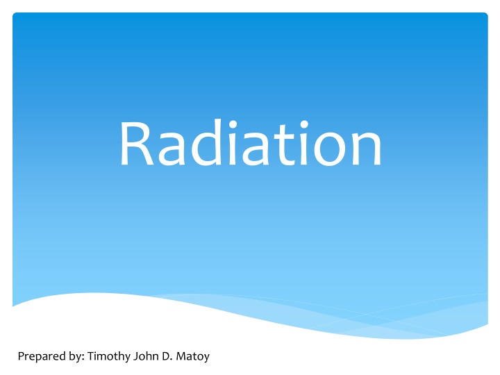 PPT Radiation PowerPoint Presentation, free download ID1529489