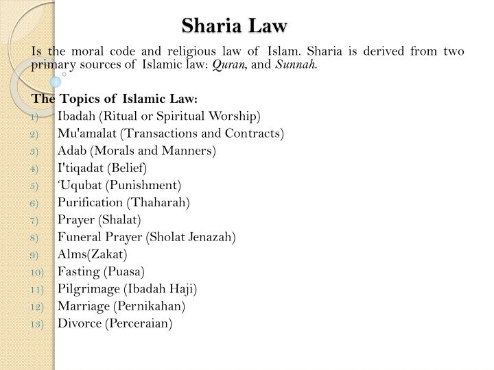 examine the nature of sharia examine the nature of sharia