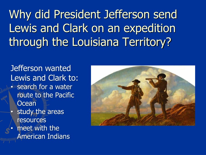 the lewis and clark expedition across the present day united states Lewis and clark's expedition officially began on may 21, 1804, when they and the 33 other men making up the corps of discovery departed from their camp near st louis, missouri the first portion of the expedition followed the route of the missouri river during which, they passed through places such as present-day kansas city, missouri, and . the lewis and clark expedition across the present day united states Lewis and clark's expedition officially began on may 21, 1804, when they and the 33 other men making up the corps of discovery departed from their camp near st louis, missouri the first portion of the expedition followed the route of the missouri river during which, they passed through places such as present-day kansas city, missouri, and .