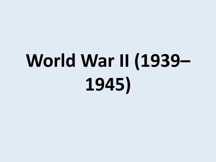 world war ii 1939 1945 n.