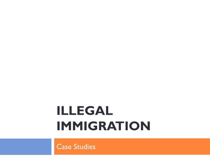 illegal immigration n.