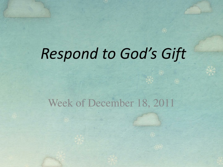 respond to god s gift n.