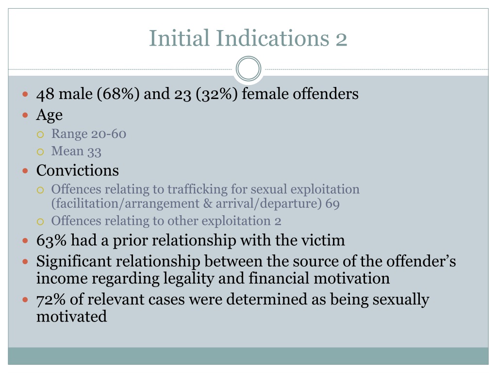 Initial Indication PPT - The UK Criminal Justice System and Researching Human Trafficking ...
