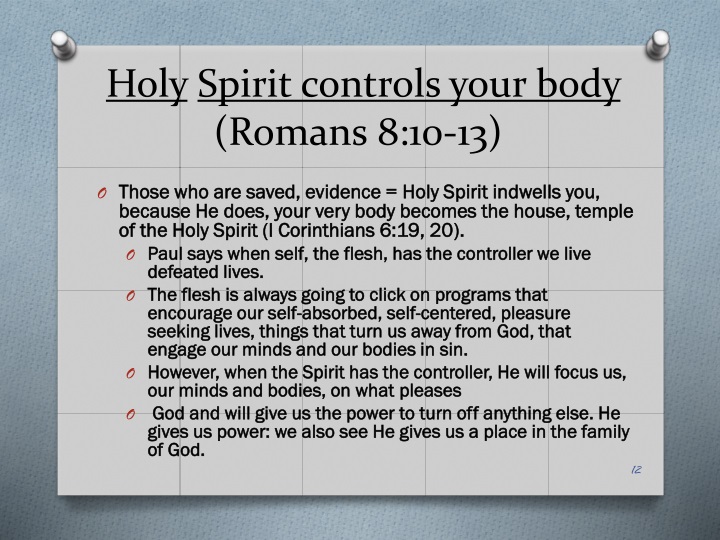 PPT - Sanctification Part IV Romans 8 PowerPoint Presentation - ID:1532511