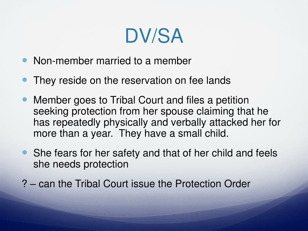PPT - Civil & Criminal Responses to DV in Indian Country PowerPoint ...
