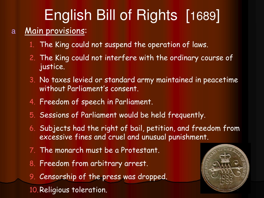English Bill Of Rights Comparison Worksheet Answers