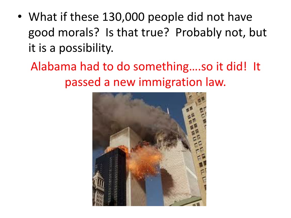 PPT Alabama’s New Immigration Law PowerPoint Presentation, free