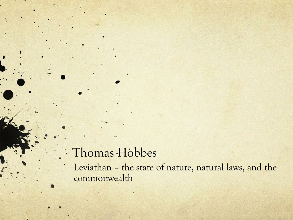 PPT - Thomas Hobbes PowerPoint Presentation, free download - ID:1534463