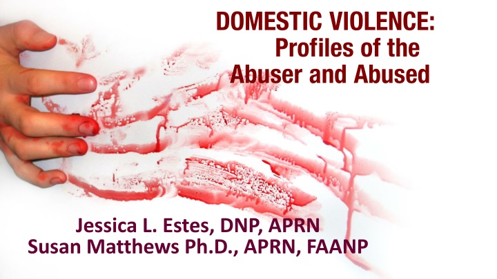 domestic violence profiles of the abuser and abused n.