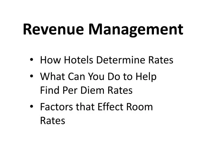 revenue management n.