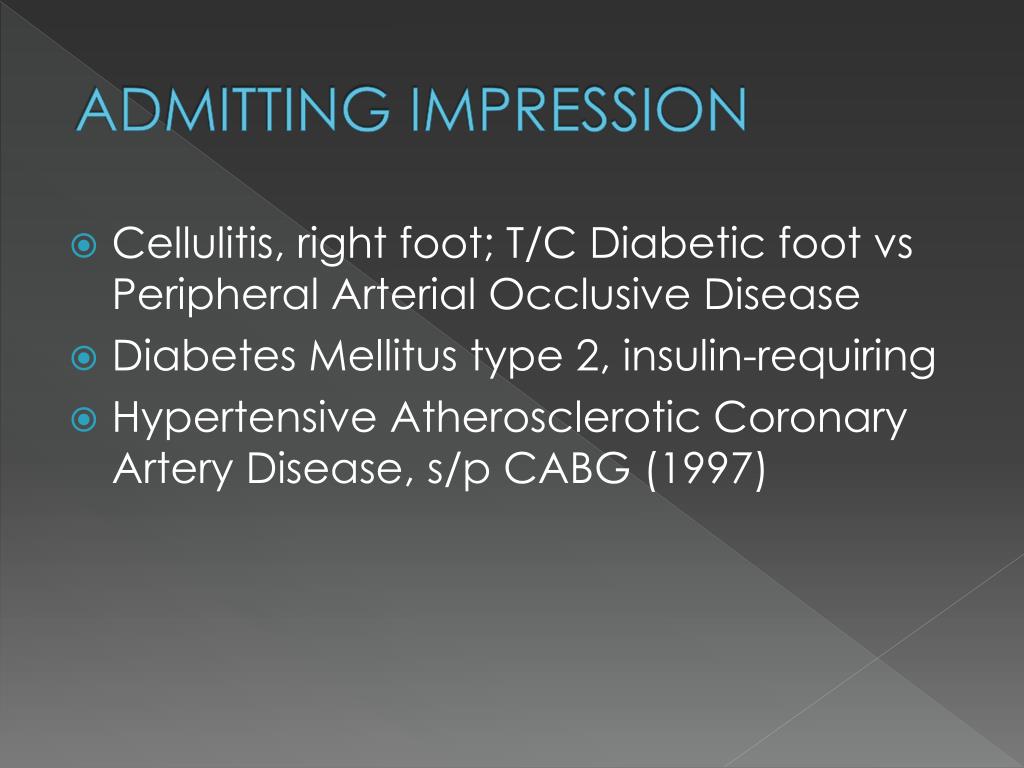 PPT - Morbidity and Mortality Conference: FOOT LOOSE PowerPoint ...